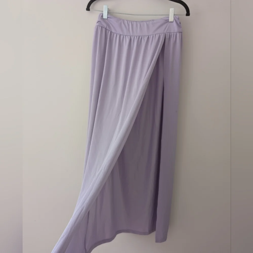ASOS Lilac Two-Piece Swim Cover-Up Set - US Size 10 (Top) / US Size 8 (Skirt)